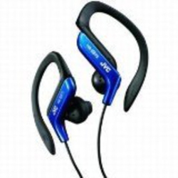 JVC AMERICA Jvc Haeb75A Sport Ear Clip Earphones Adjustable Splash Proof (Blue) [Headphones]