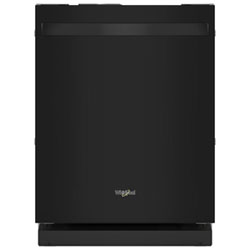 Whirlpool 24" 44dB Built-In Dishwasher with Stainless Steel Tub & Third Rack (WDT550SAPW) - White