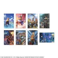 SQUARE ENIX Final Fantasy X Clear Visual Art Card Set Of 8