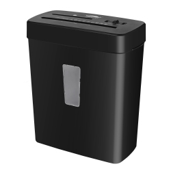 MOUSTACHE 8-Sheet Paper Shredder, Paper And Credit Card Cross-Cut Shredder With 13L Bin for Home Office