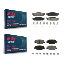 CMX Front Rear Ceramic Brake Pads Kit for Ford Explorer Flex Taurus Lincoln Mkt Mks Kcx-100003