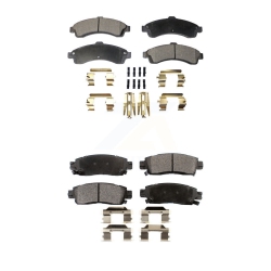 TEC Front Rear Ceramic Brake Pads Kit for Gmc Chevrolet Envoy Trailblazer Xl Ext Ssr Bravada Ktc-100449