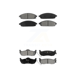 SIM Front Rear Semi-Metallic Brake Pads Kit for Jeep Grand Cherokee Commander Ksm-100046