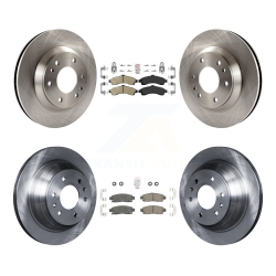 TRANSIT AUTO Front Rear Ceramic Pad And Brake Rotor Kit for Gmc Envoy Chevrolet Trailblazer Oldsmobile K8A-101311