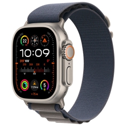 APPLE Refurbished (Good) - Watch Ultra 2 (Gps + Cellular) 49MM Titanium Case With Alpine Loop - Medium In Blue