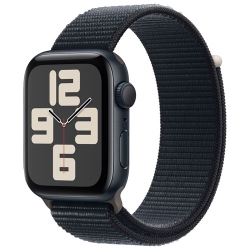 APPLE Refurbished (Fair) - Watch Se (Gps) 44MM Midnight Aluminum Case With Midnight Sport Loop In Multicolor