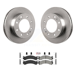 TRANSIT AUTO Front Brake Rotor & Semi-Metallic Pad Kit for Gmc Chevrolet Savana 3500 Express Sierra HD K8A-104760