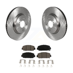 CMX Front Disc Brake Rotors And Ceramic Pads Kit for Honda Cr-V Hr-V K8C-100696