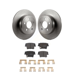 TRANSIT AUTO Rear Brake Rotor & Semi-Metallic Pad Kit for Dodge Charger Chrysler 300 Challenger Magnum K8F-101655
