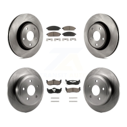 CMX Front Rear Disc Brake Rotors And Ceramic Pads Kit for Jeep Grand Cherokee Commander K8C-100864