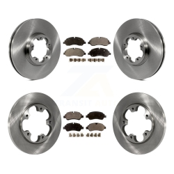 TRANSIT AUTO Front Rear Brake Rotor Semi-Metallic Pad Kit for Ford Transit-250 Transit-150 Transit-350 K8F-100917