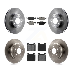 TRANSIT AUTO Front Rear Disc Brake Rotors And Semi-Metallic Pads Kit for Volvo C70 V70 K8S-101070