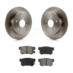 TRANSIT AUTO Rear Disc Brake Rotors And Semi-Metallic Pads Kit for Suzuki Sx4 Crossover K8S-101897
