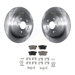 CMX Rear Disc Brake Rotors And Ceramic Pads Kit for Acura Rdx K8C-102001
