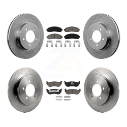 CMX Front Rear Disc Brake Rotors And Ceramic Pads Kit for Ford Explorer Mercury Mountaineer K8C-101168
