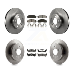 TRANSIT AUTO Front Rear Disc Brake Rotors And Semi-Metallic Pads Kit for 2001 Ford Explorer Sport 4Wd K8S-100880