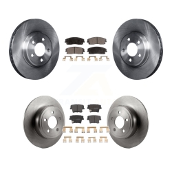 TRANSIT AUTO Front Rear Brake Rotors & Semi-Metallic Pad Kit for Dodge Charger Chrysler 300 Challenger K8F-100954