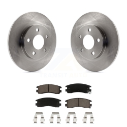 CMX Rear Brake Rotor & Ceramic Pad Kit for Cadillac Deville Seville Buick Park Avenue Pontiac K8C-101726