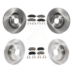 CMX Front Rear Disc Brake Rotor & Ceramic Pad Kit for 2014-2020 Acura Rlx Sport Hybrid Sh-Awd K8C-101161