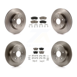 CMX Front Rear Disc Brake Rotors And Ceramic Pads Kit for Suzuki Sx4 Crossover K8C-101326