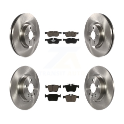 CMX Front Rear Disc Brake Rotors Ceramic Pad Kit for Land Rover Discovery Sport Jaguar E-Pace K8C-100825