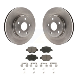 CMX Front Disc Brake Rotors And Ceramic Pads Kit for 2001 Toyota Celica Gt K8C-100034