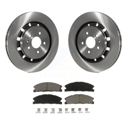 CMX Front Brake Rotors Ceramic Pad Kit for Ford Explorer Flex Taurus Police Interceptor Sedan K8C-100509