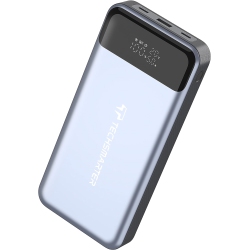 TECHSMARTER 30000Mah 130W Pd Laptop Portable Charger \w 45W Super Fast Charging, Dual USB-C Power Bank Compatible \w Iphone, Galaxy, Ipad, Macbook