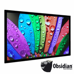OBSIDIAN SCREENS Obsidian Freedom - 110" (16:9) Tension Fixed-Frame Premium Alr Projection Screen -