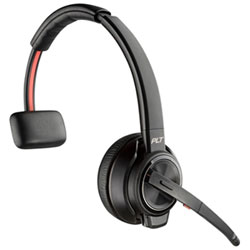 HP Poly Savi 8200 On-Ear Noise Cancelling True Wireless Headset - Black