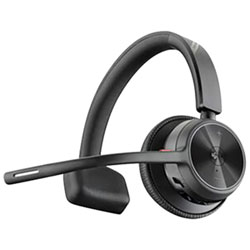HP Poly Voyager 4310-M On-Ear Noise Cancelling Bluetooth Headset - Black