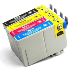 INKHOUSE Bestink Compatible for Epson T069 Inkjet Cartridge Combo (Bk/c/m/y) for Use In Stylus C120, Nx510, Workforce 40, Workforce 1100