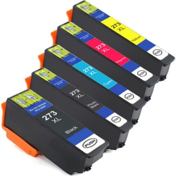 INKHOUSE Bestink Compatible for Epson T273Xl High Capacity Inkjet Cartridge Combo (Pbk, Bk, C, M, Y)