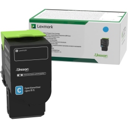 LEXMARK 365 Days Warranty 801Hc (80C1Hc0), 80C1Hc0 Cyan. Original High Yield Toner Cartridge. For: Cx410, Cx510. By Azurix-Deals Canada Extra