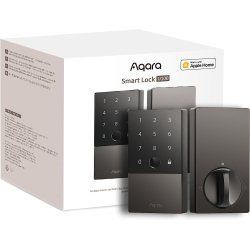 AQARA Smart Lock U100, Fingerprint Keyless Entry Door Lock \w Apple Home Key, Touchscreen Keypad, Bluetooth Electronic Deadbolt, Ip65