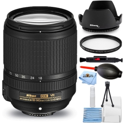 NIKON Af-S Dx Nikkor 18-140MM F/3.5-5.6G Ed Vr Lens + Uv Bundle New In