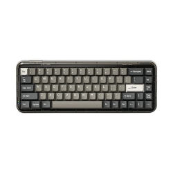 MELGEEK Mojo68 Retro Hotswap - Gateron Pro - Wireless & Wired - South-Facing RGB - 65% - Connects Up to 8 Devices. In Brown