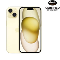 Boîte Ouverte - Iphone 15 De 128 Go D'apple - Jaune - Déverrouillé