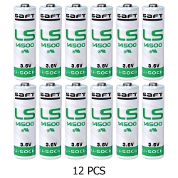 SAFT Ls14500 Aa 3.6 Volt 2600 Mah Lithium Batteries (Box Of 12)