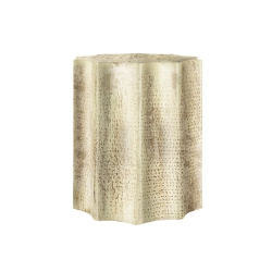 MONARCH SPECIALTIES I 3902 - Accent Table, Drum, Side, End, Nightstand, Lamp, Living Room, Bedroom Metal, Contemporary, Modern In Gold