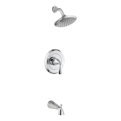 AMERICAN STANDARD Tu186502.002 Fluent Tub And Shower Trim Kit With Cartridge, Polished Chrome