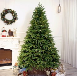 HOLIDAY STUFF 6' Evergreen Valley Fraser Fir Christmas Tree Prelit With Led Lights