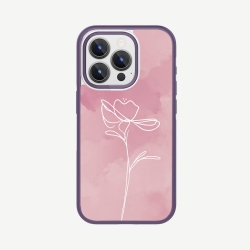 CASECO Iphone 15 Pro Max Case With Magsafe - Flower In Pink