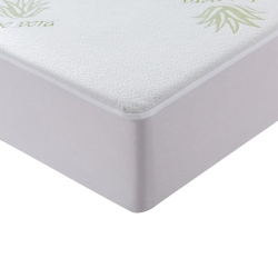 STARNIGHT - Aloe Vera Bamboo Padded Mattress Protector, Hypoallergenic, King Size