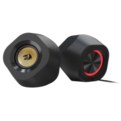 REDRAGON Gs590 Wireless RGB Desktop Speakers - In Black