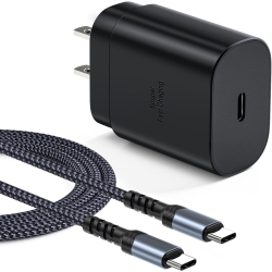 GENERIC USB C Wall Charger With 10Ft Braided USB C Cable, Super Fast Charger Type C Charging Block Compatible