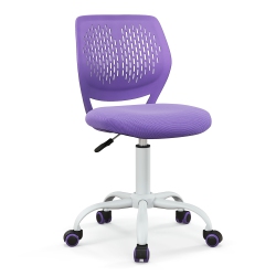 GYMAX Kids Desk Chair Ergonomic Swivel Children Mesh Study Height Adjustable