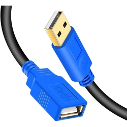 DOLAER USB 2.0 Extension Cable 10Ft, H USB Extension Cables - Extra Long USB 2.0 A Male to A Female Cable, for Printer, Keyboard, Game Console