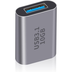 DOLAER D USB C Female to USB Female Adapter 3.1 Gen2, USB 3.1 A to USB Type C Adapter Double-Sided 10 GBps Support Data Sync And Charging for Laptop