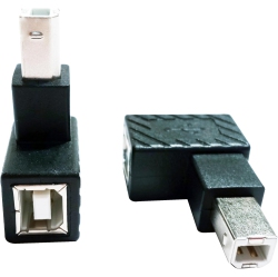 DOLAER 90 Degree USB 2.0 Type B Printer Adapter, USB 2.0 B Male to Type B Female Right Angle Print And Data Transfer Extension Connector for Printer